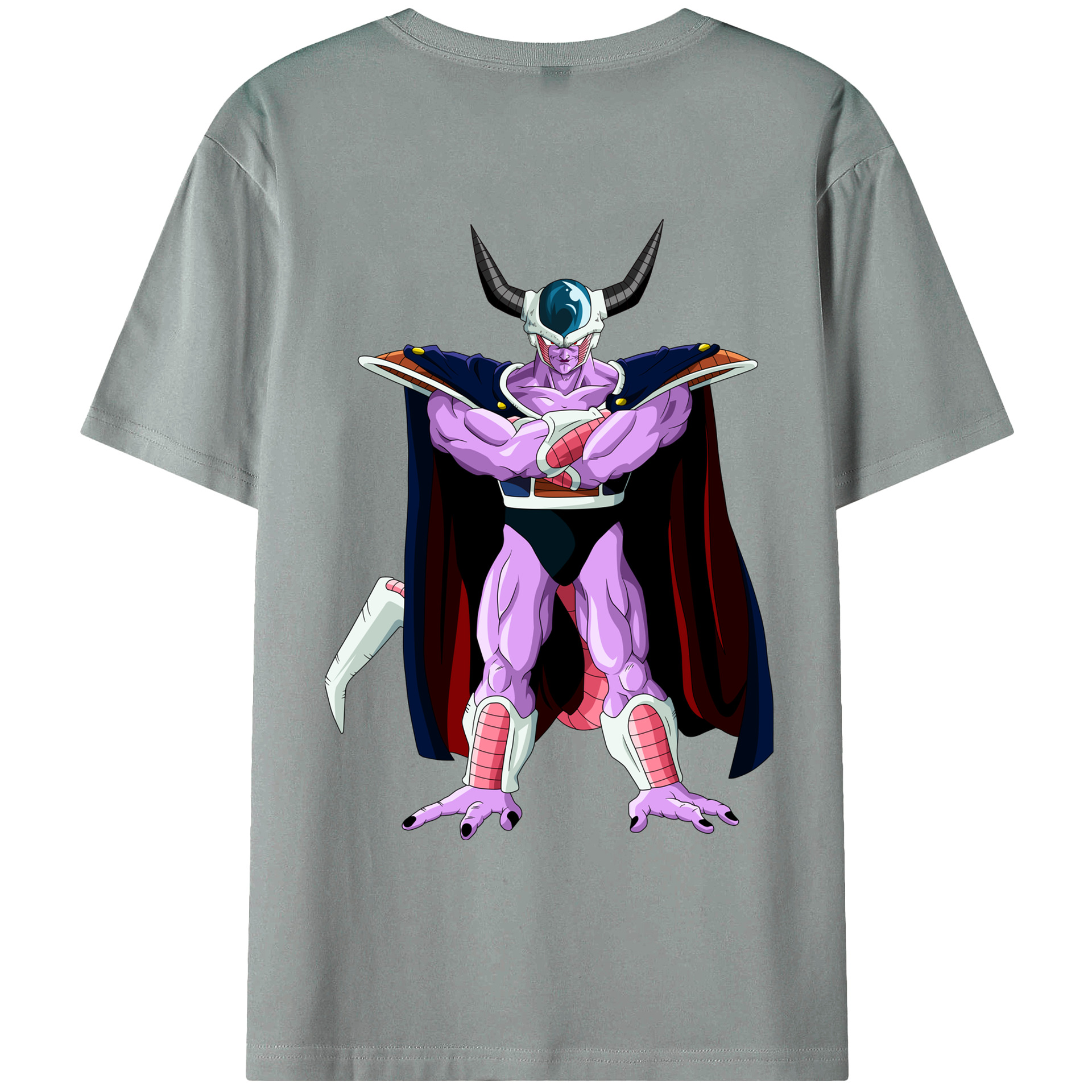 （画像用） ドラゴンボール コルド大王 DRAGON BALL King Cold 綿100％ メンズ半袖Tシャツ（バックプリント） 通気性